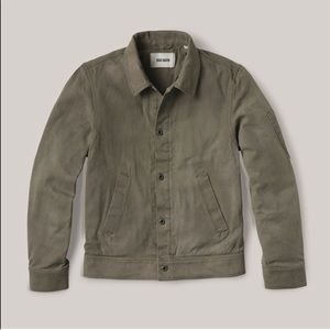 Buck Mason Olive Waxed Canvas Jacket